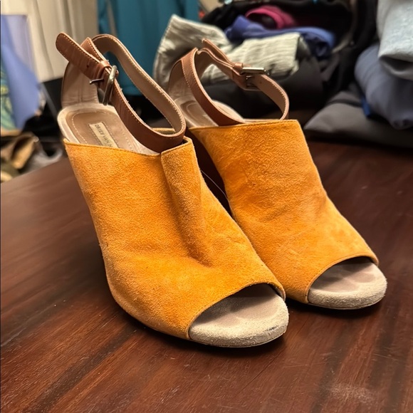 Dries Van Noten suede orange and brown wedges size 38 - Picture 1 of 8